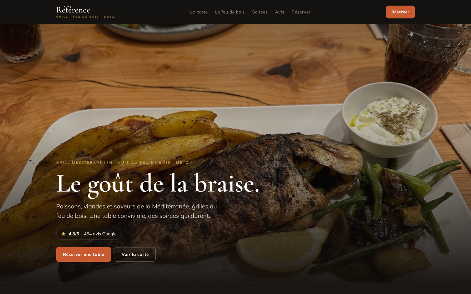 Aperçu du site Référence